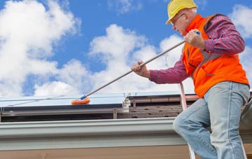 The Diamond soft wash roof cleaning